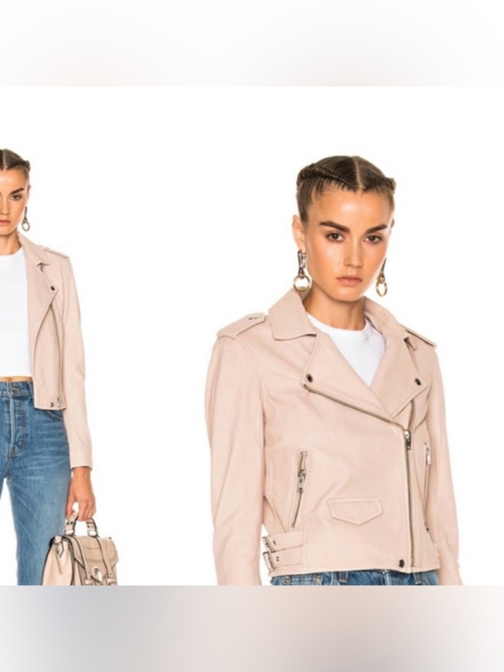 IRO Asheville lamb leather jacket, 38 / Sm